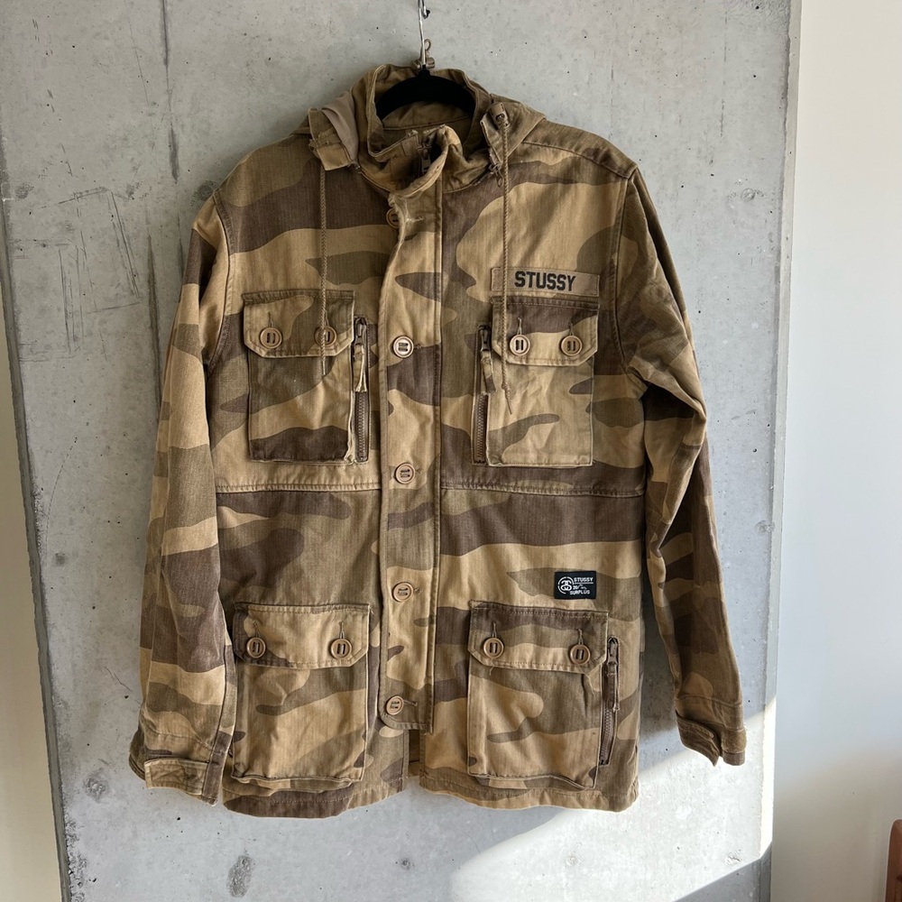 Stüssy Vintage MFG Worldwide Tribe Camo Field Jacket FW08